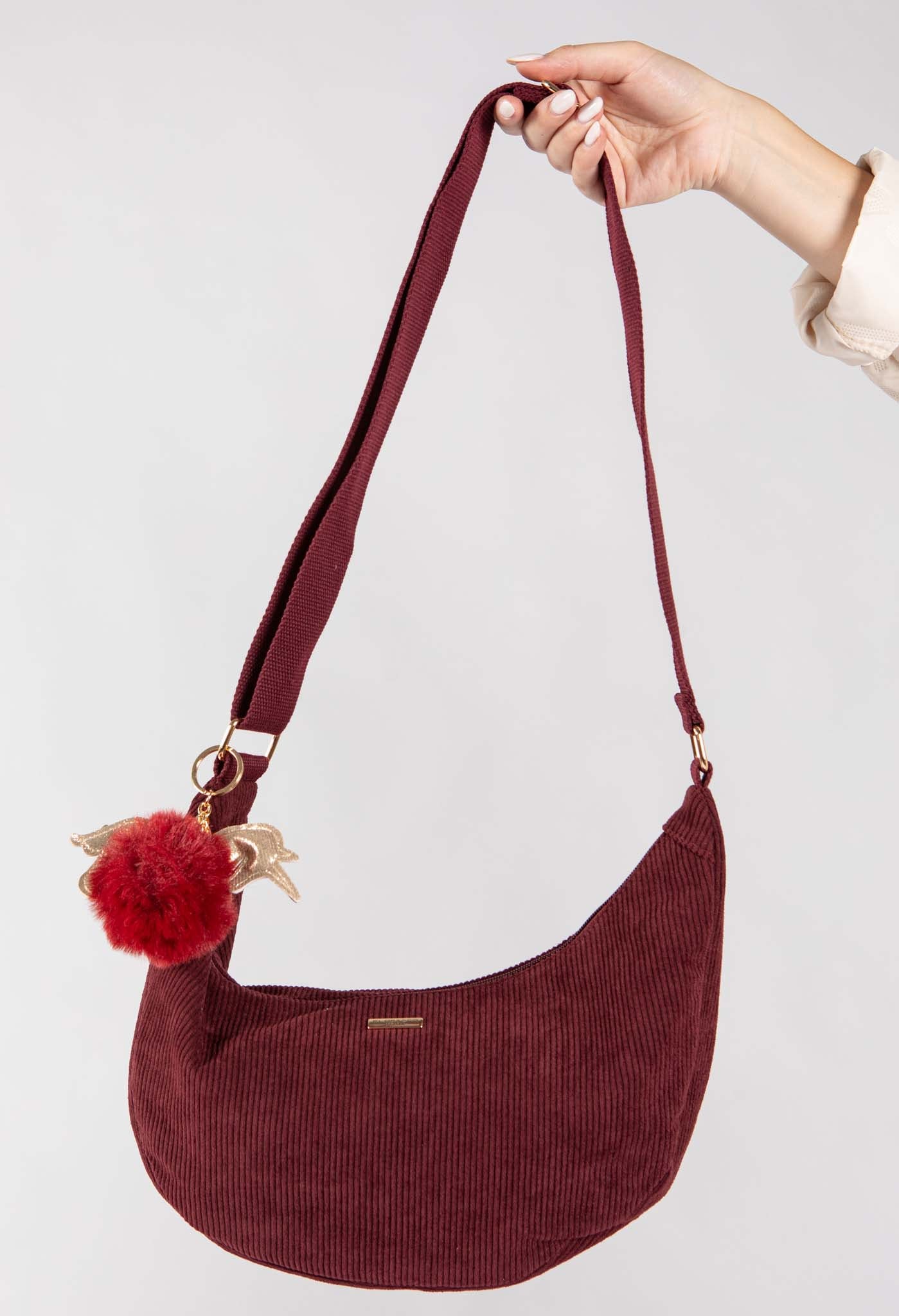 Corduroy Crossbody Bag