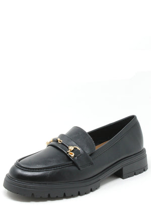 Twisted Look Buckle Loafer