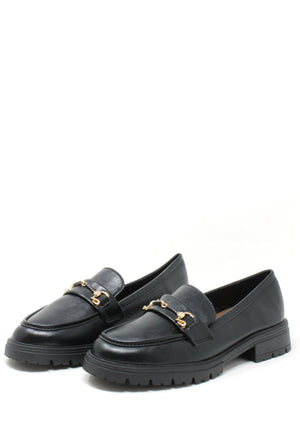 Twisted Look Buckle Loafer