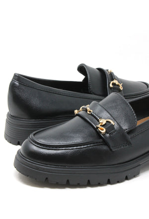 Twisted Look Buckle Loafer
