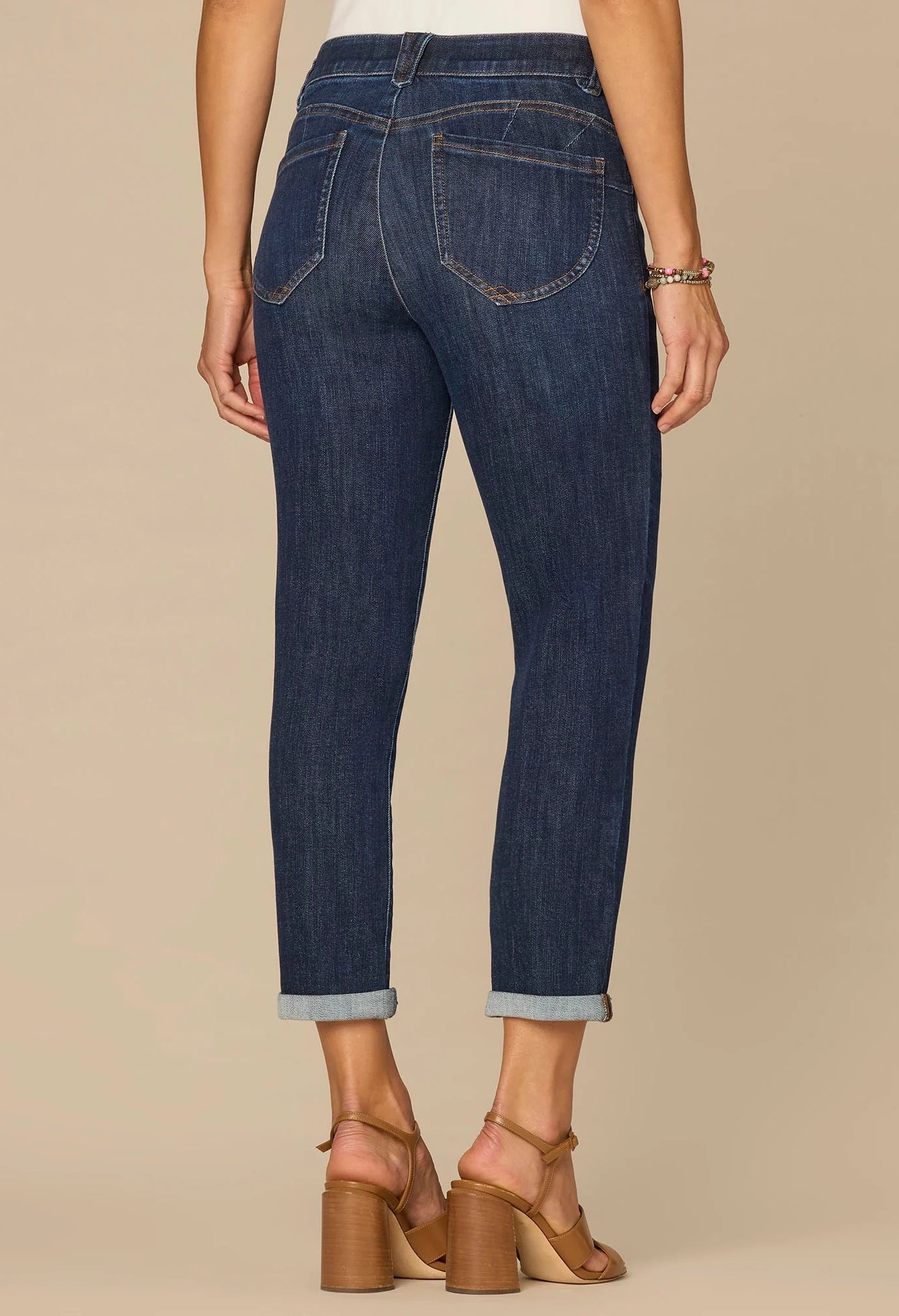 “Ab”solution® Mid-Rise Indigo Ankle Skimmer Jeans