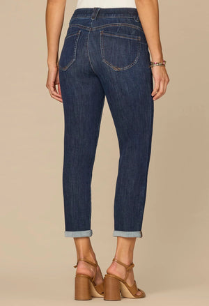 “Ab”solution® Mid-Rise Indigo Ankle Skimmer Jeans