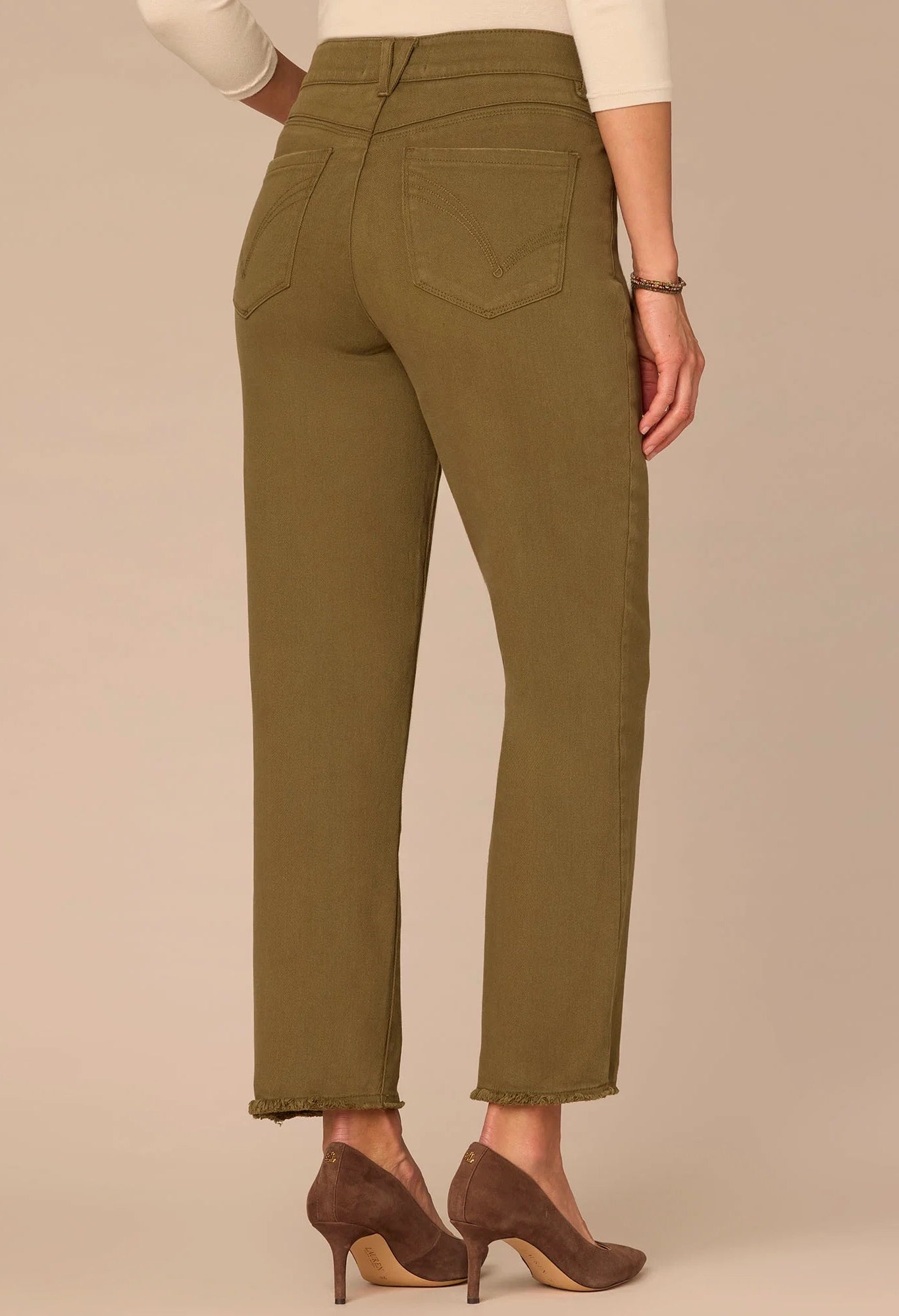 "Ab"solution® Colored Slim Straight Jeans
