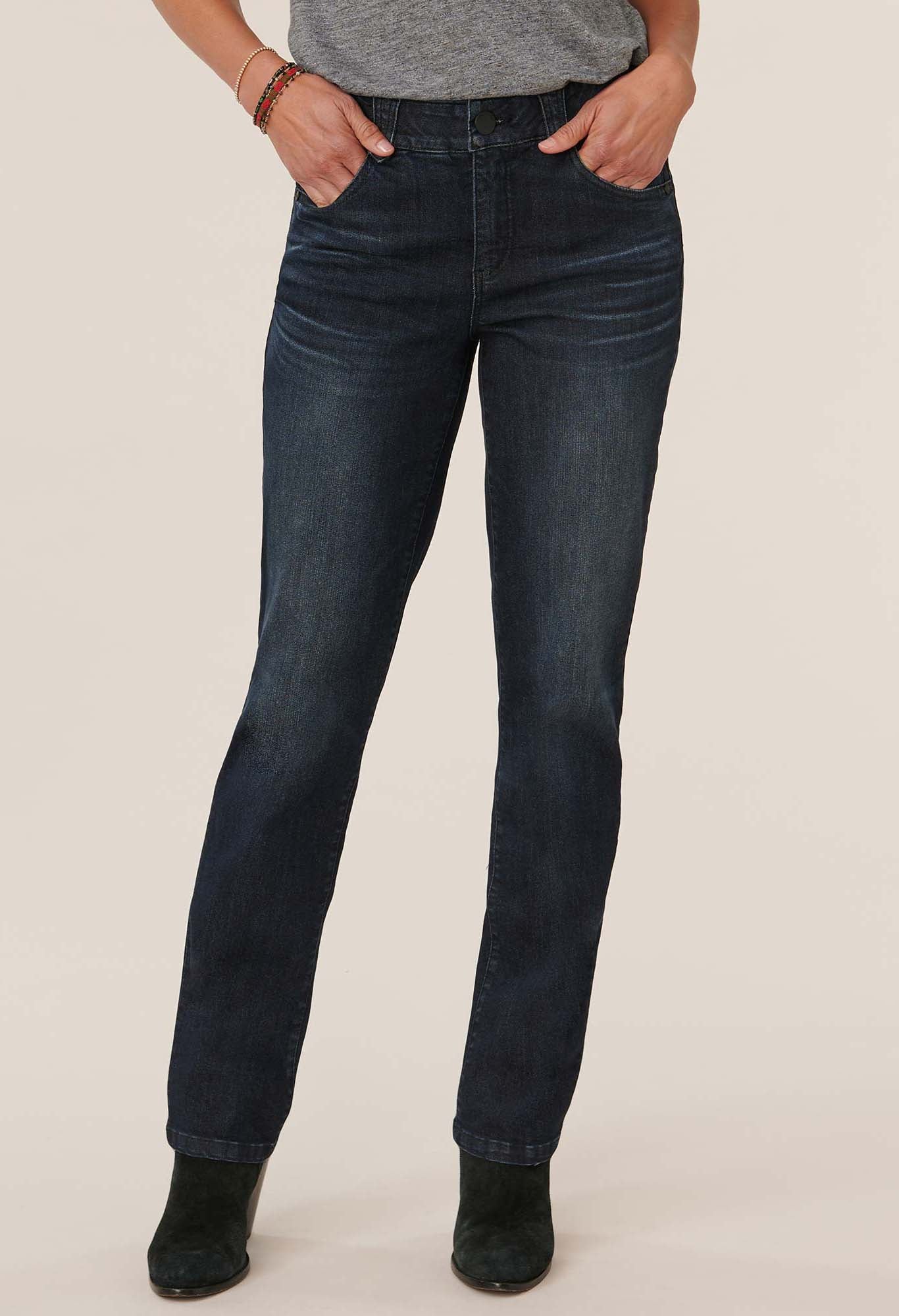 "Ab"solution® Straight Leg Jeans