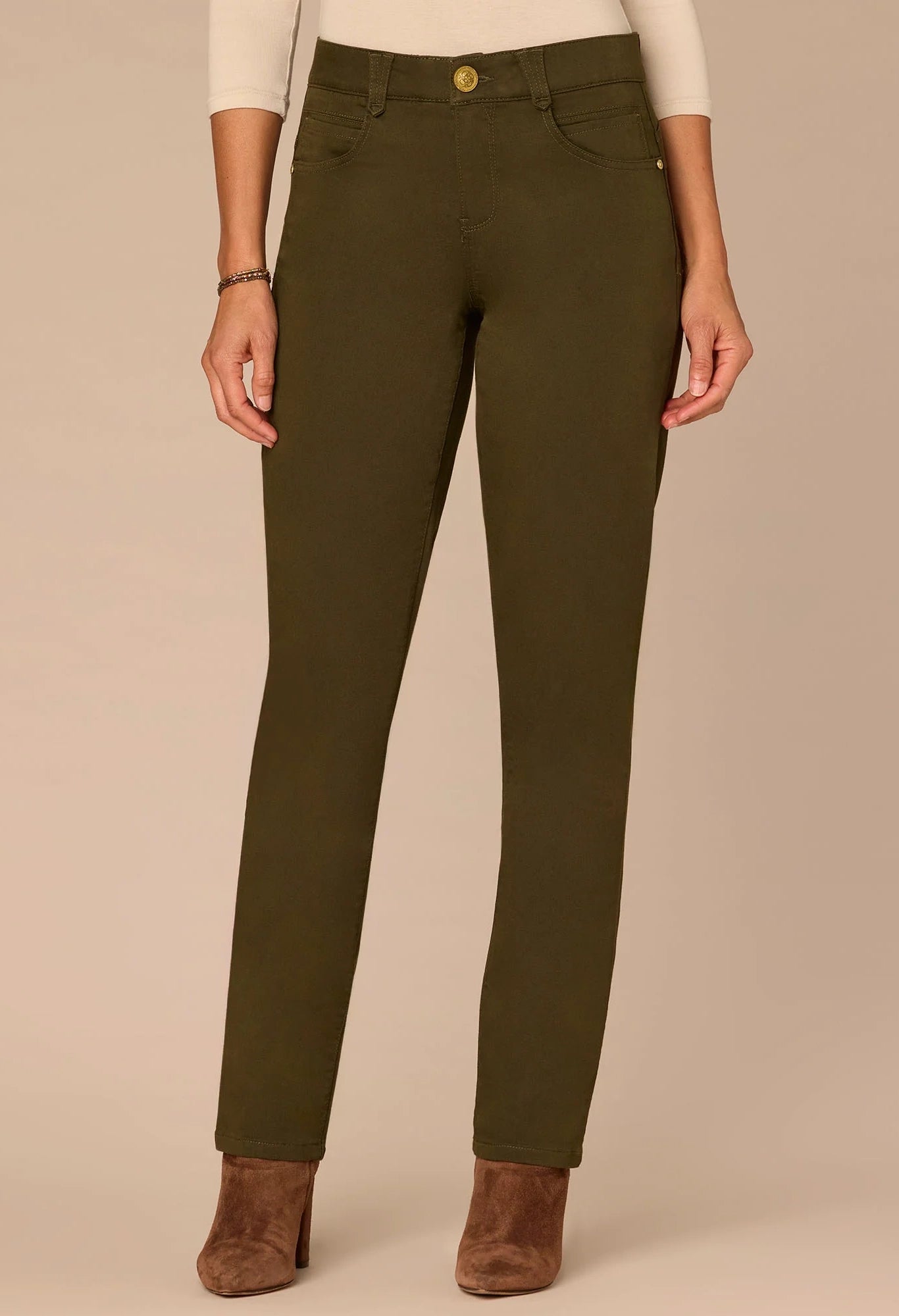 "Ab"solution® Straight Leg Jeans
