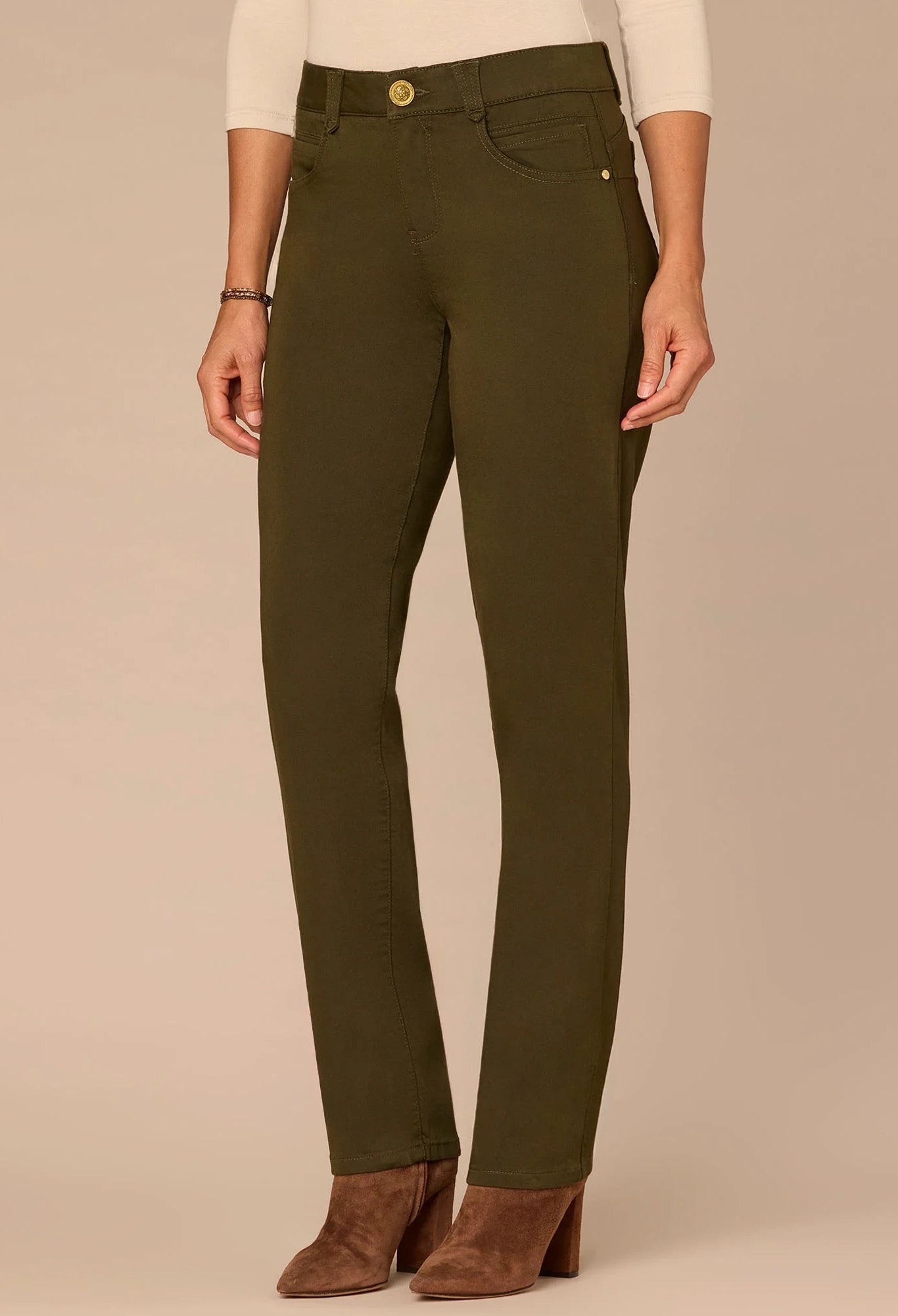 "Ab"solution® Straight Leg Jeans