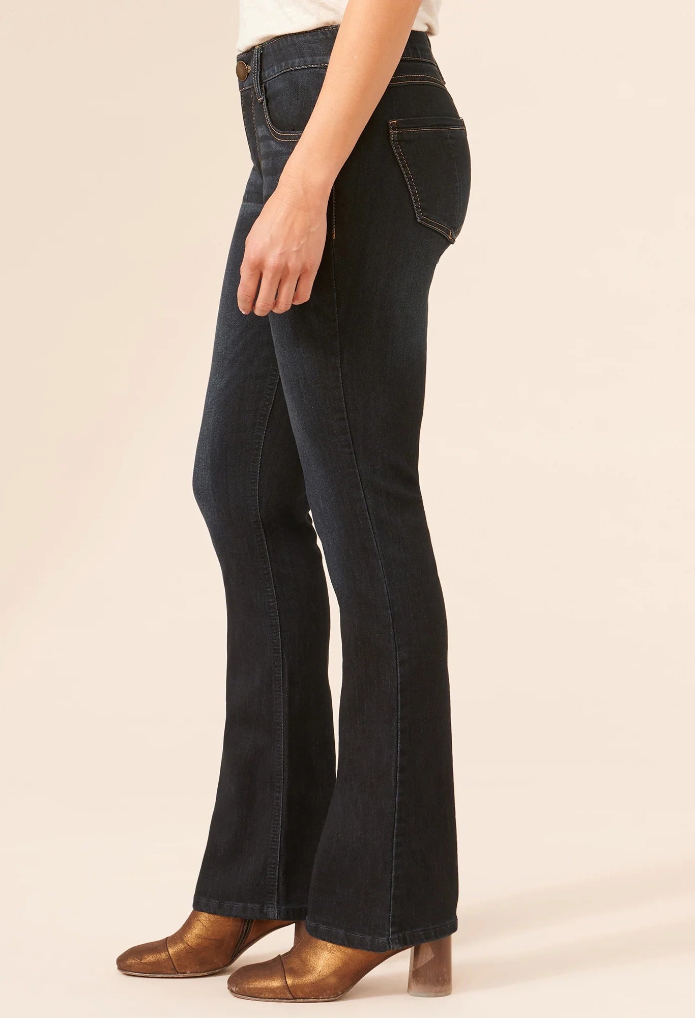 "Ab"solution® Itty Bitty Bootcut Indigo Jeans