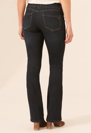 "Ab"solution® Itty Bitty Bootcut Indigo Jeans