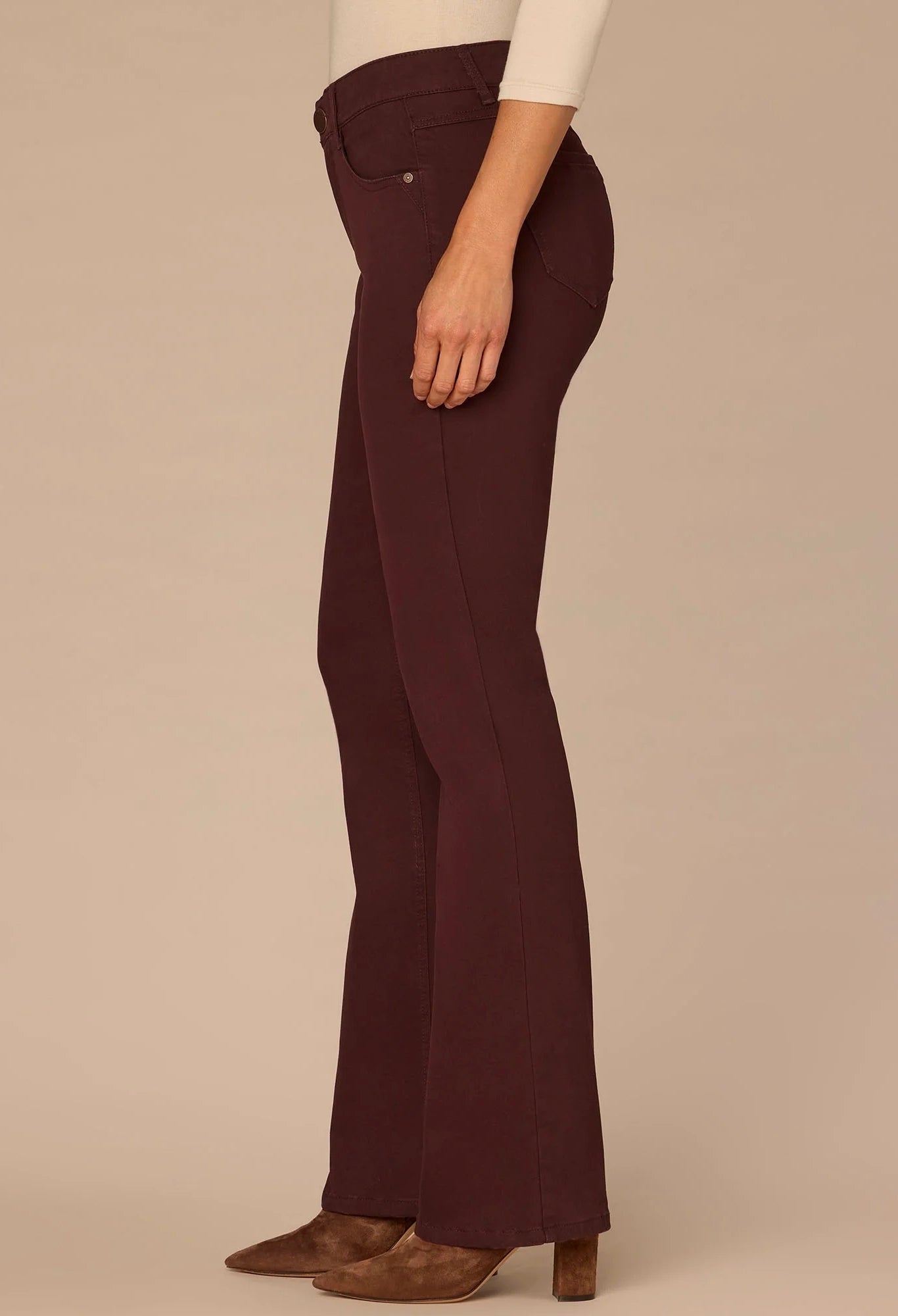 "Ab"solution Mid-Rise Itty Bitty Boot Trousers