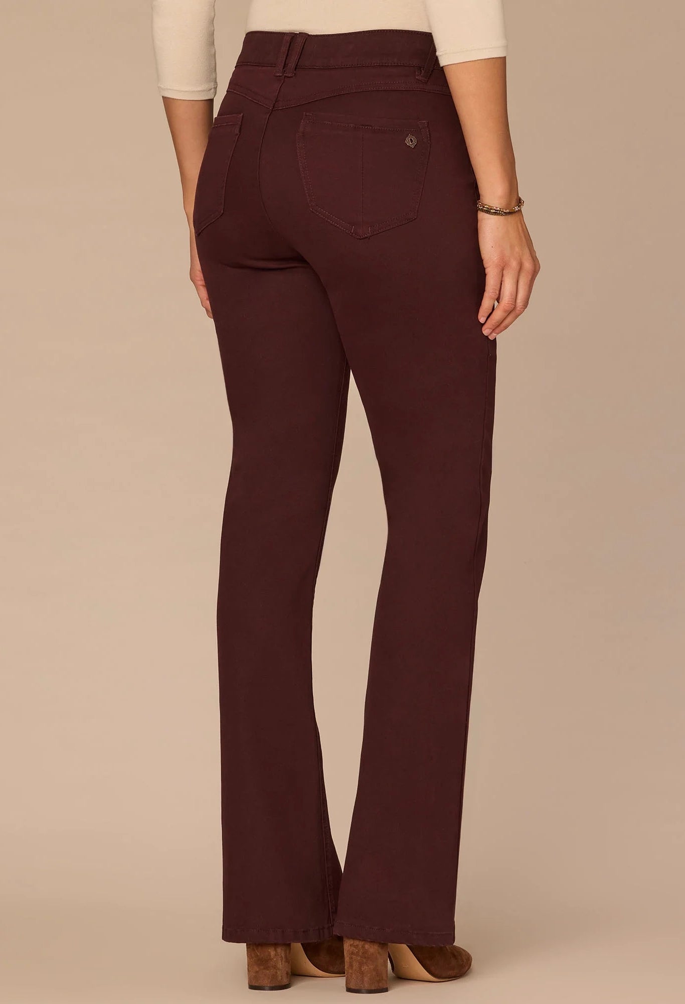 "Ab"solution Mid-Rise Itty Bitty Boot Trousers