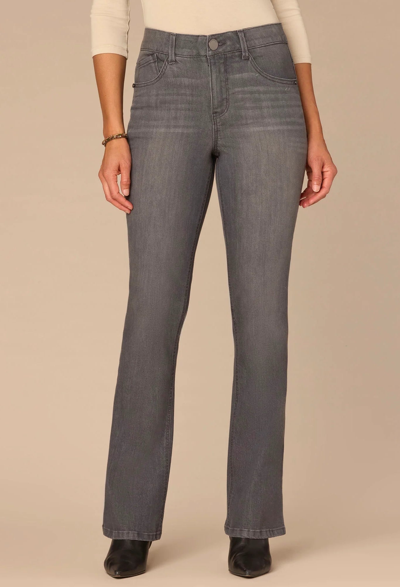 "Ab"solution® High Rise Itty Bitty Boot Jeans
