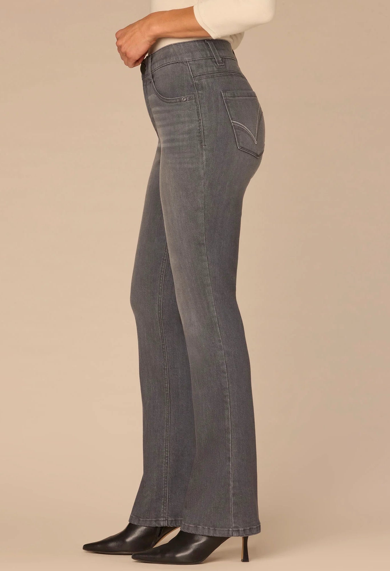 "Ab"solution® High Rise Itty Bitty Boot Jeans