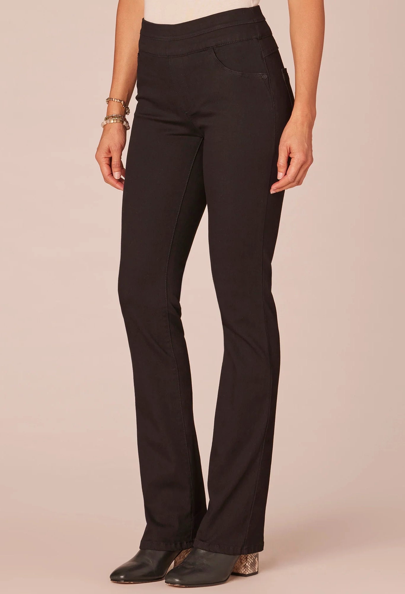"Ab"solution High Rise Itty Bitty Boot Jeans