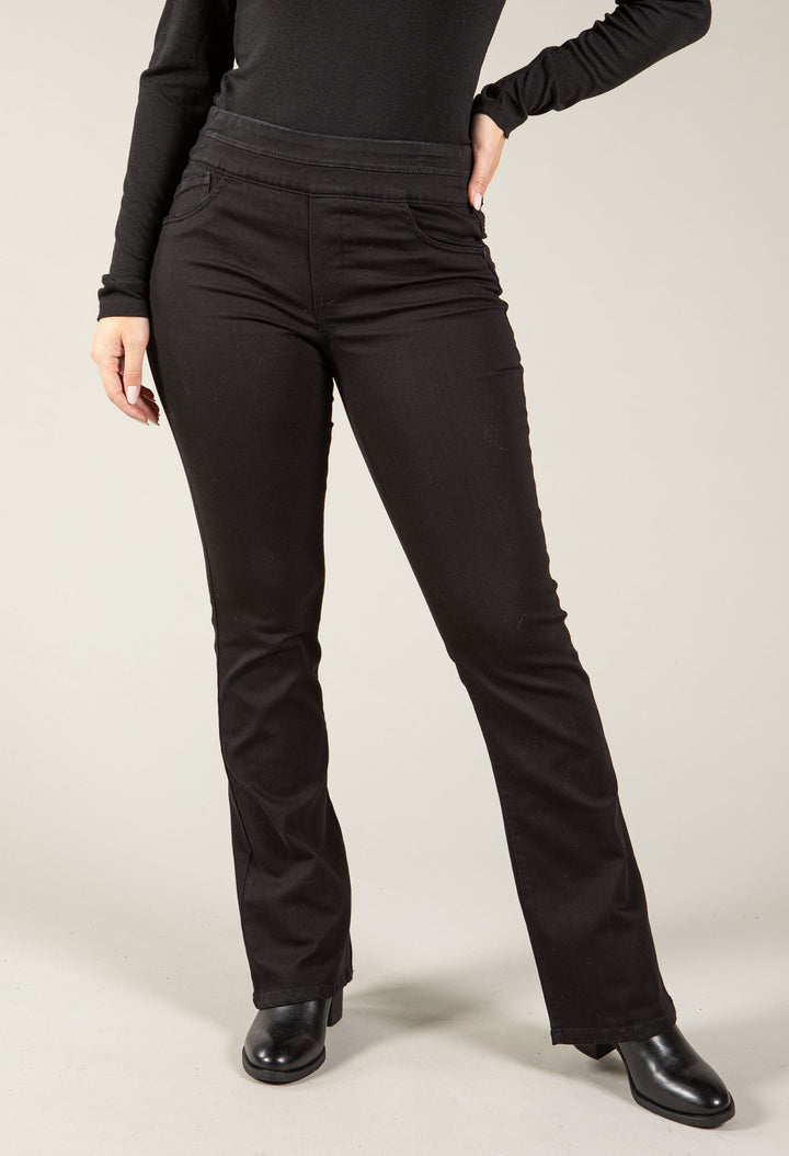 "Ab"solution High Rise Itty Bitty Boot Jeans