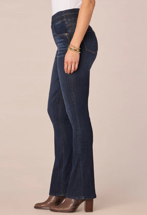 "Ab"solution High Rise Itty Bitty Boot Glider Jeans