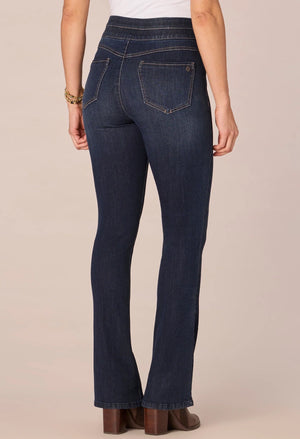 "Ab"solution High Rise Itty Bitty Boot Glider Jeans