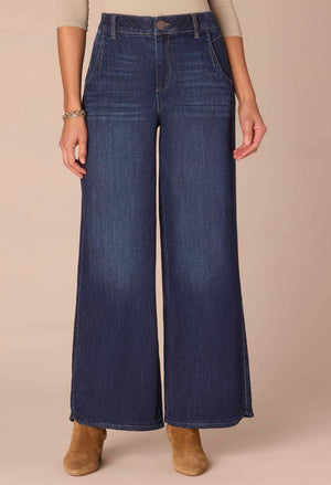 "Ab"solution® Skyrise Wide Leg Jeans