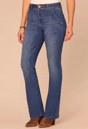 "Ab"solution® High Rise Itty Bitty Boot Jeans