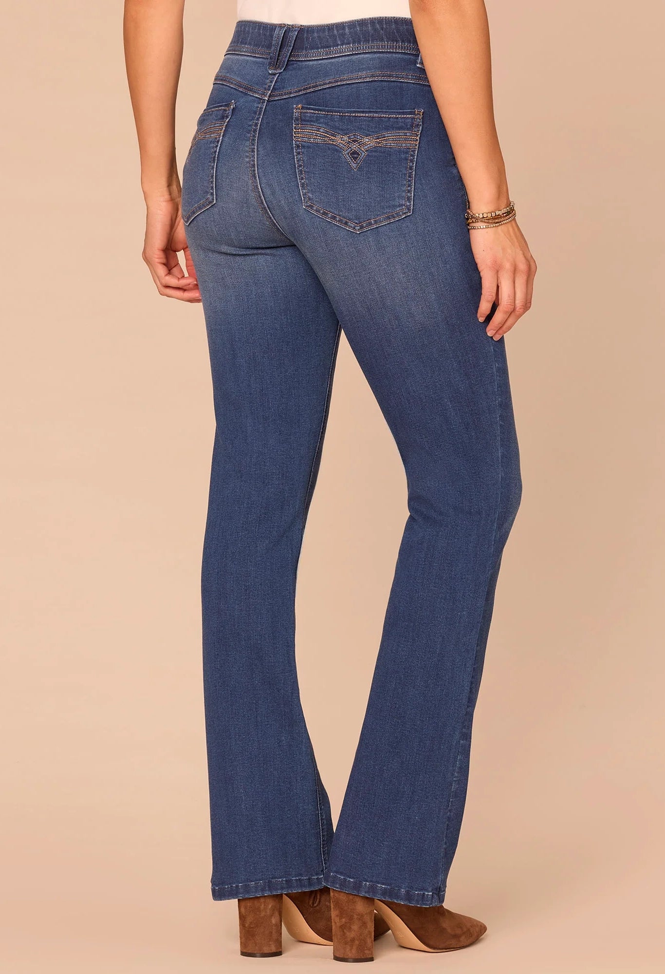"Ab"solution® High Rise Itty Bitty Boot Jeans
