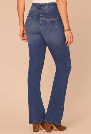 "Ab"solution® High Rise Itty Bitty Boot Jeans