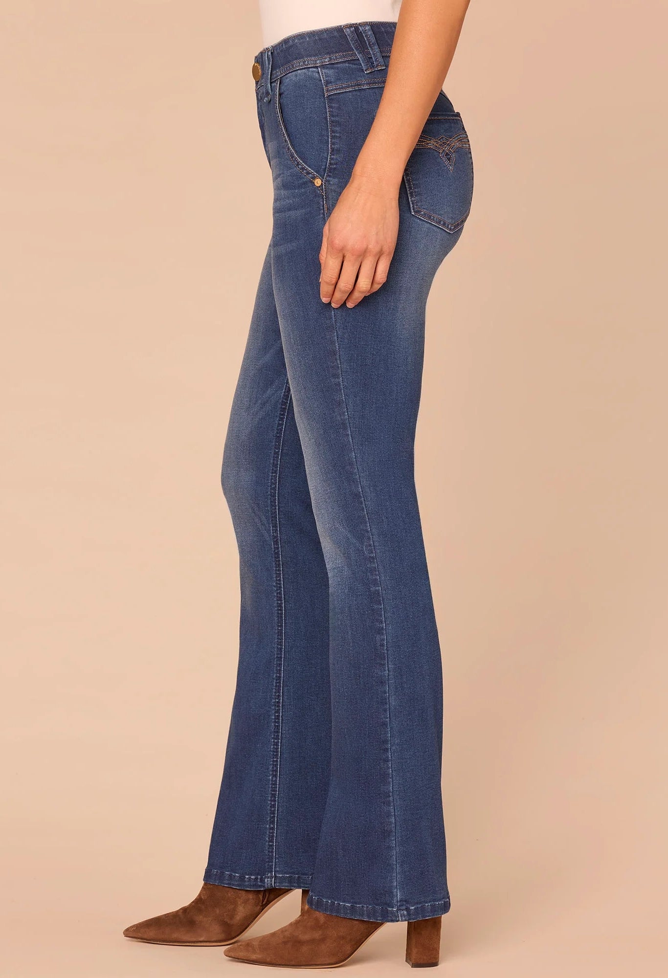 "Ab"solution® High Rise Itty Bitty Boot Jeans