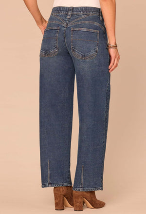 "Ab"solution® High Rise Barrel Leg Jeans