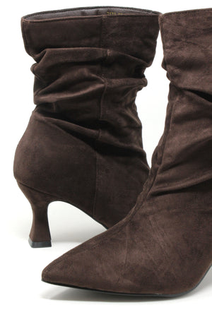 Ruched Ankle Boot