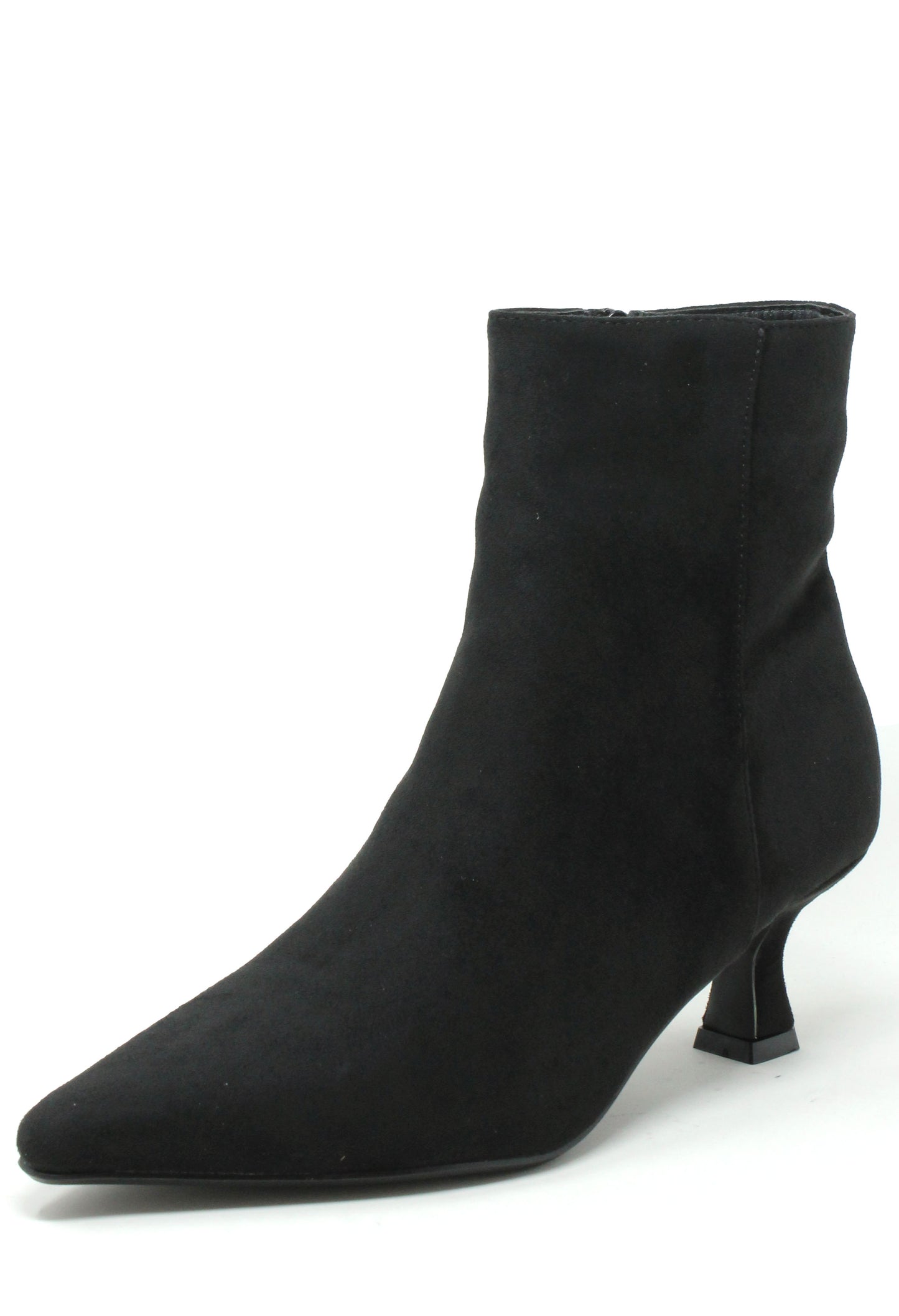 Suede Feel Kitten Heel Boot
