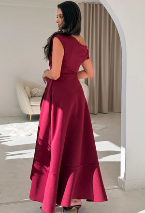 Florie Frill Wrap Maxi Dress