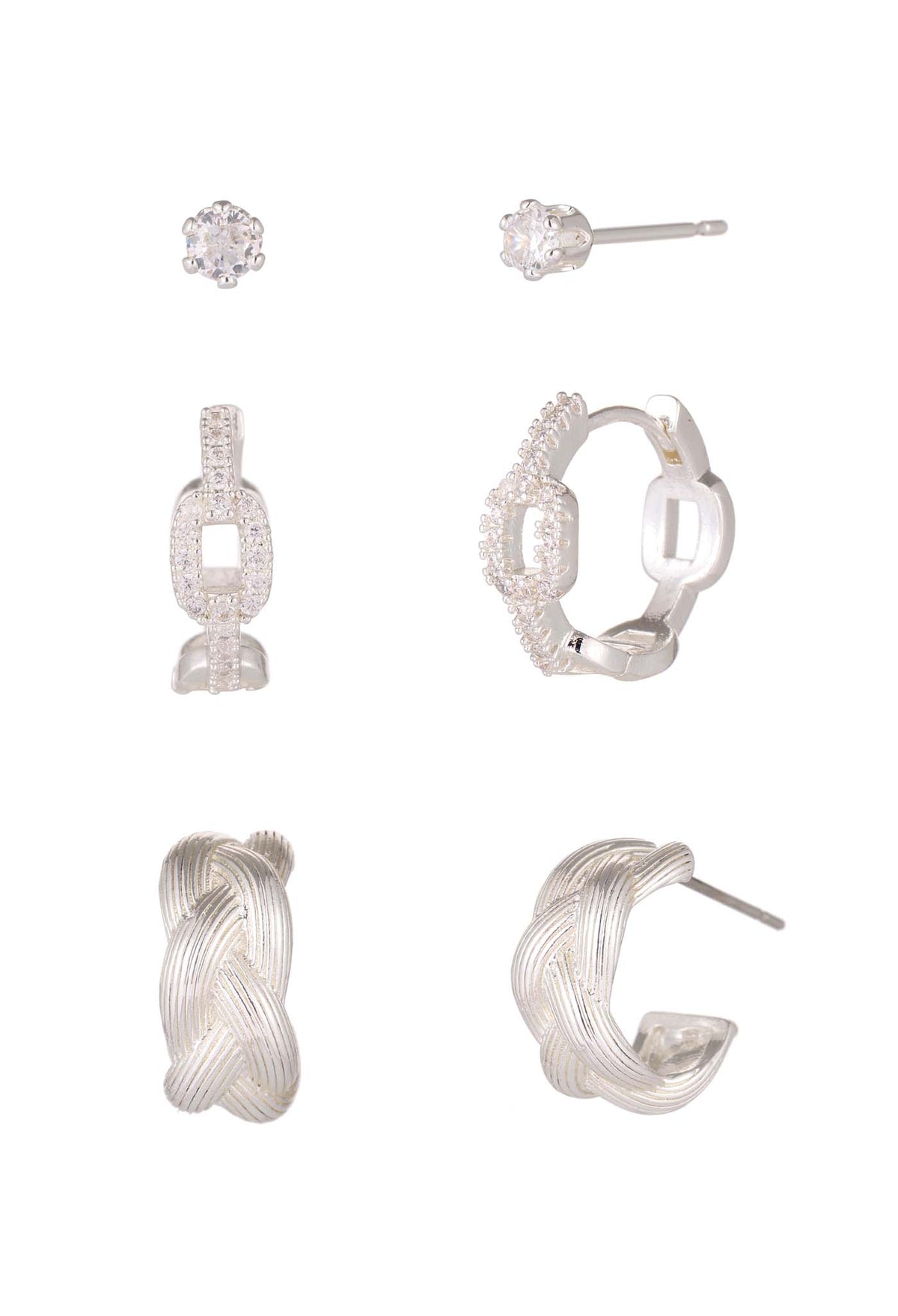 Cubic Zirconia Earring Set