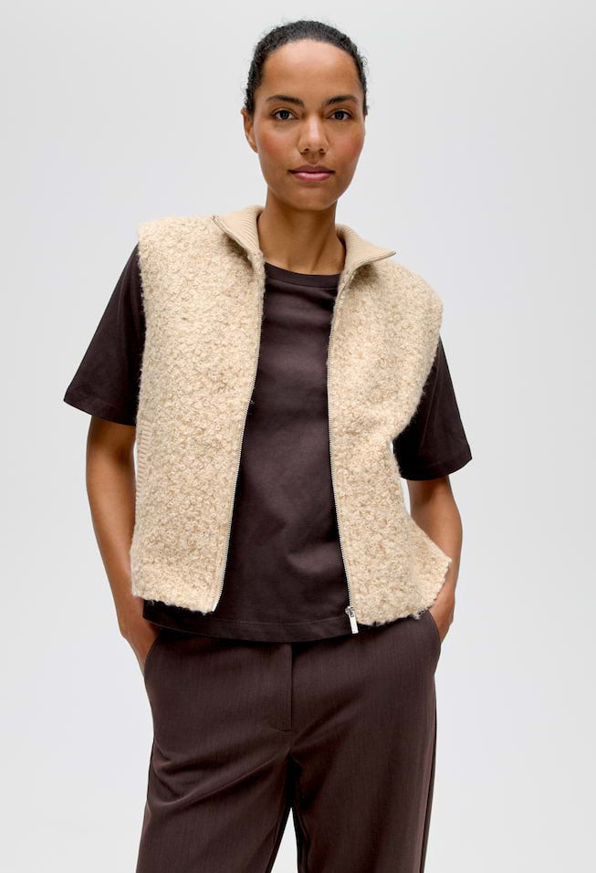 Guluni Bouclé-effect Vest