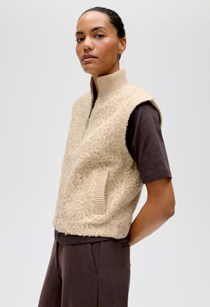 Guluni Bouclé-effect Vest