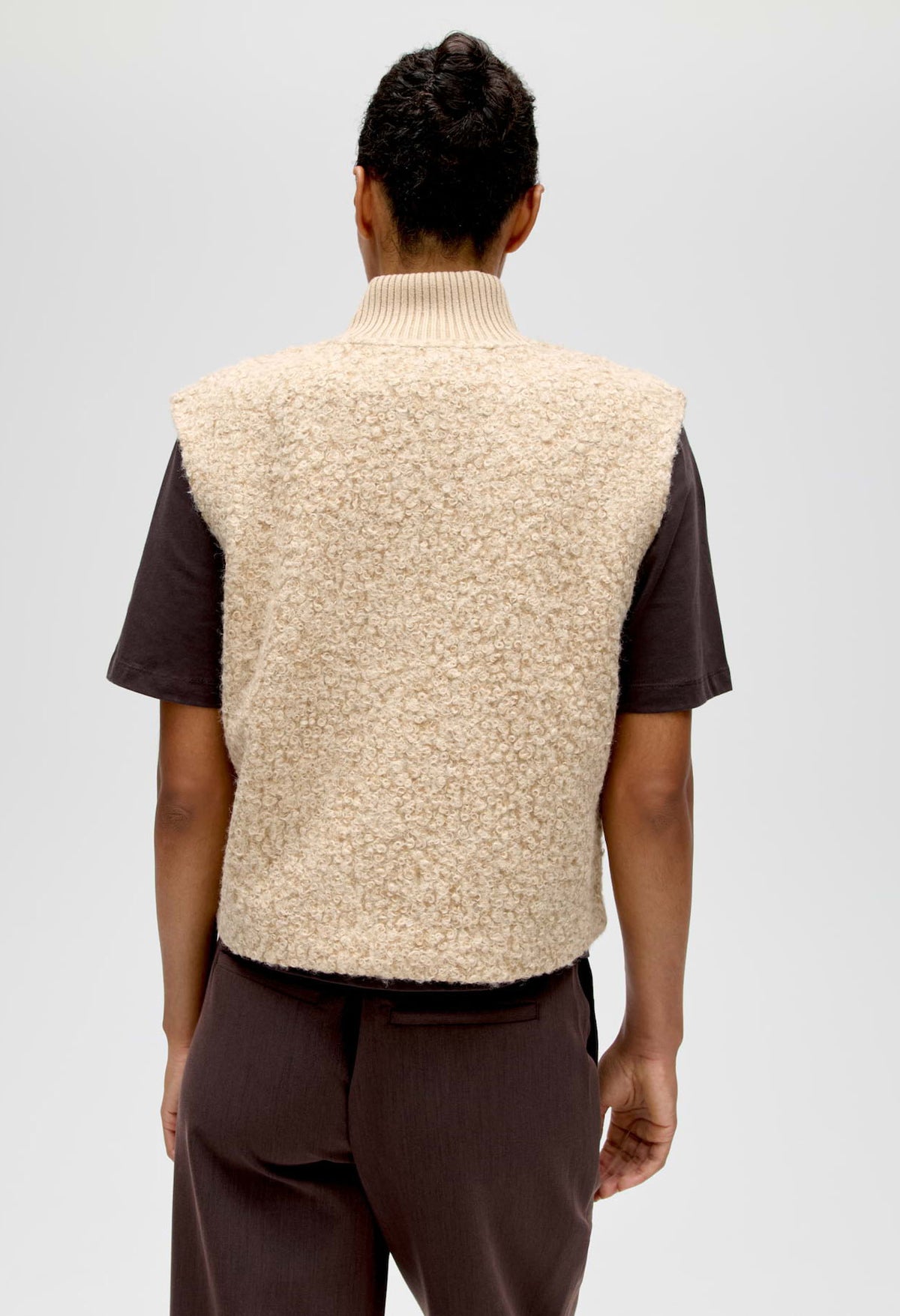 Guluni Bouclé-effect Vest