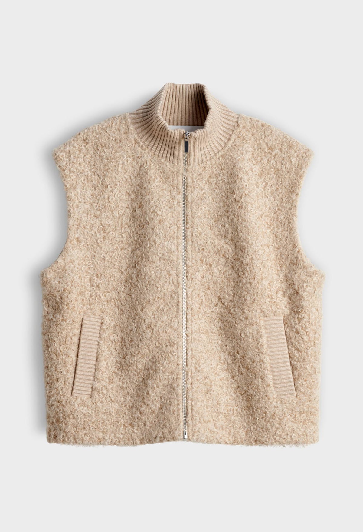 Guluni Bouclé-effect Vest