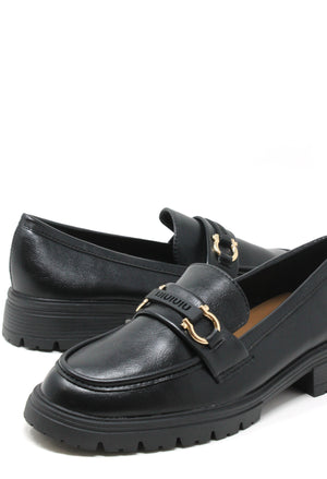 Penny Loafer with Buckle Detail