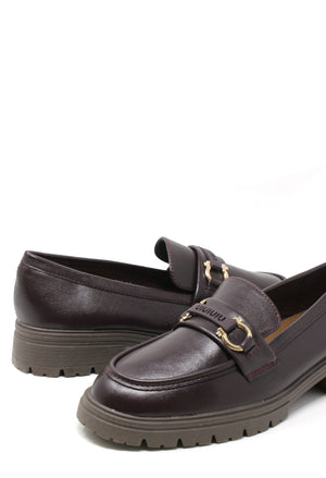 Penny Loafer with Buckle Detail