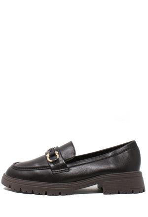 Penny Loafer with Buckle Detail