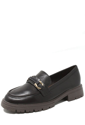Penny Loafer with Buckle Detail