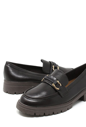 Penny Loafer with Buckle Detail