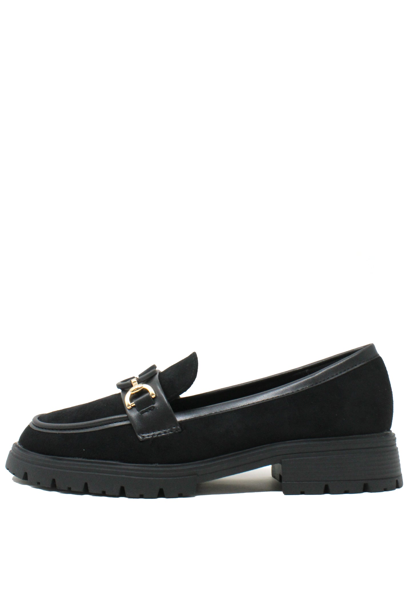 Faux Suede Penny Loafer