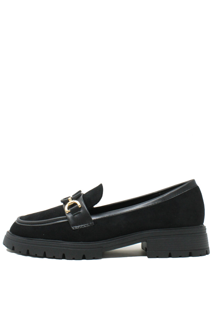 Faux Suede Penny Loafer