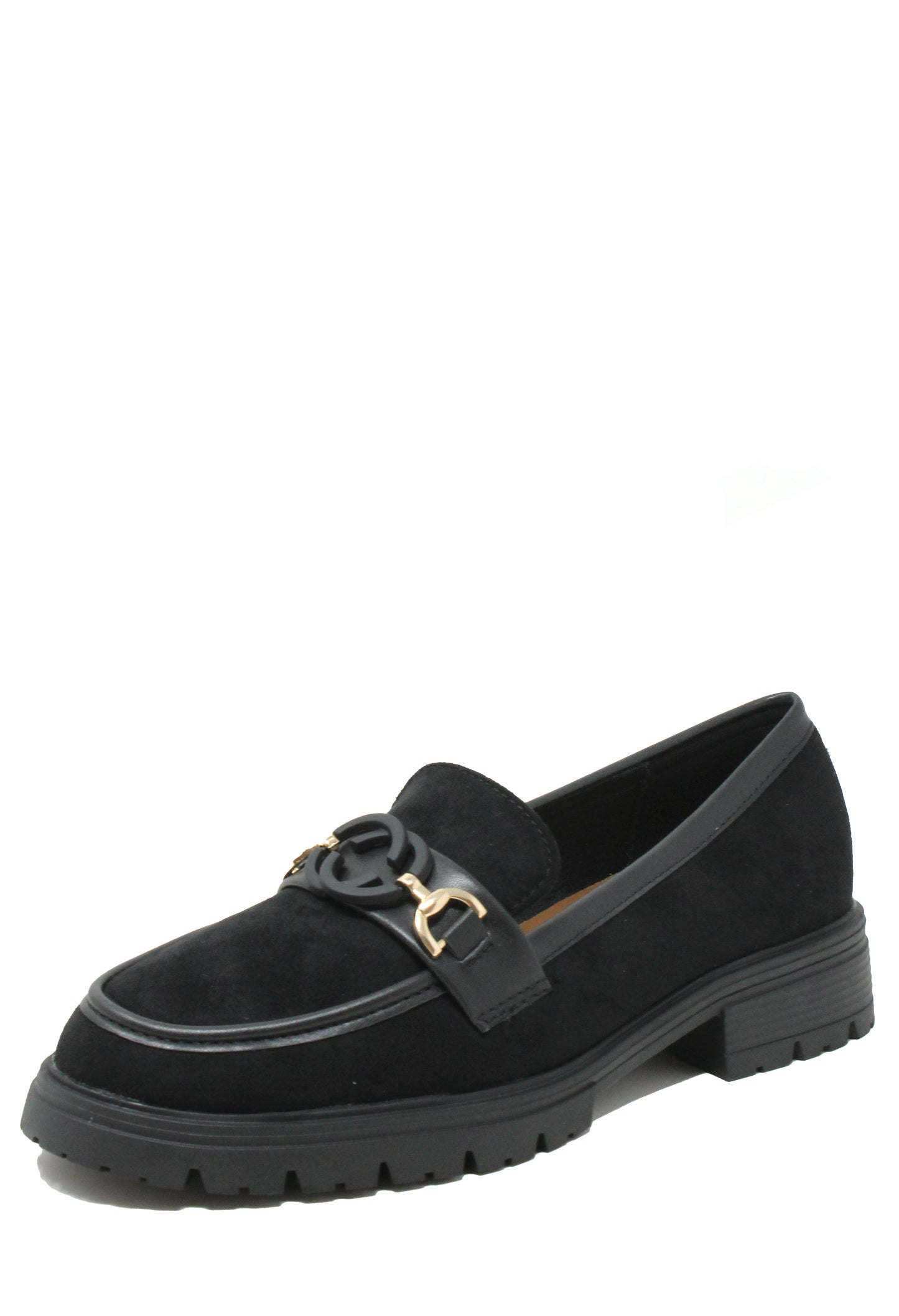 Faux Suede Penny Loafer