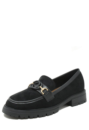 Faux Suede Penny Loafer