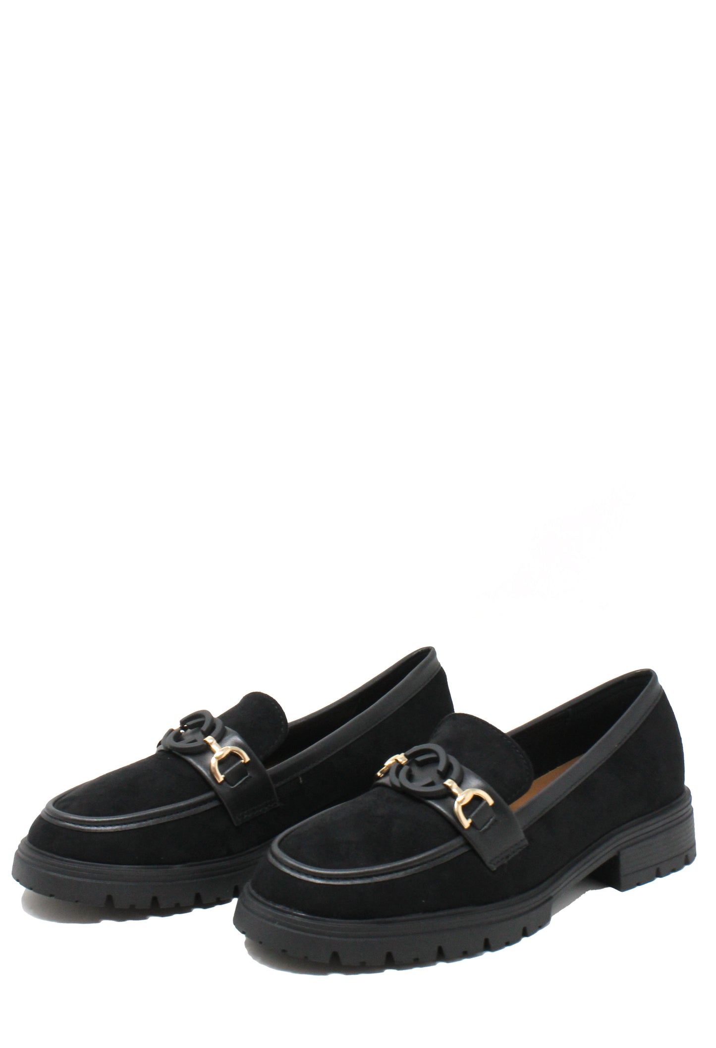 Faux Suede Penny Loafer