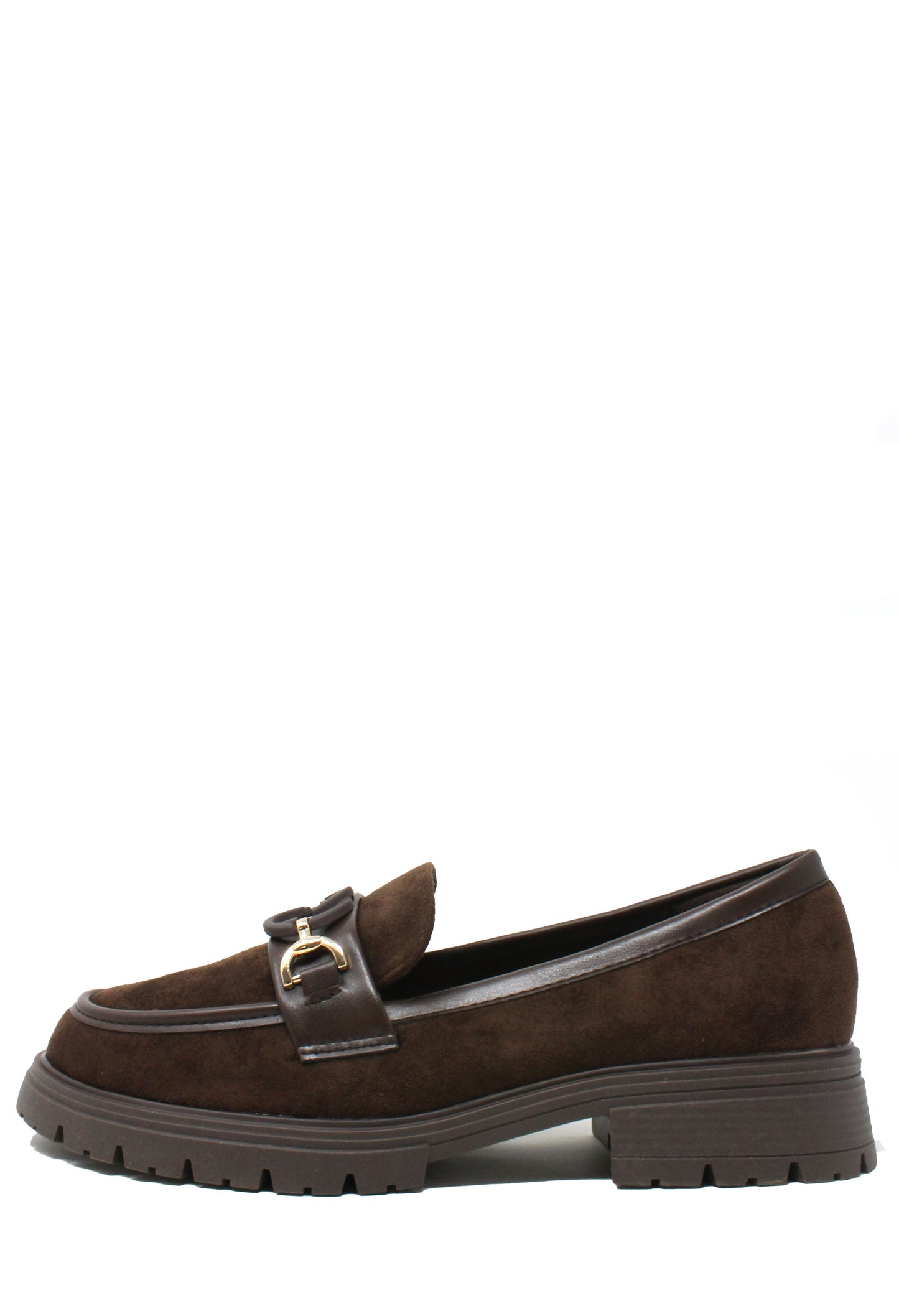 Faux Suede Penny Loafer