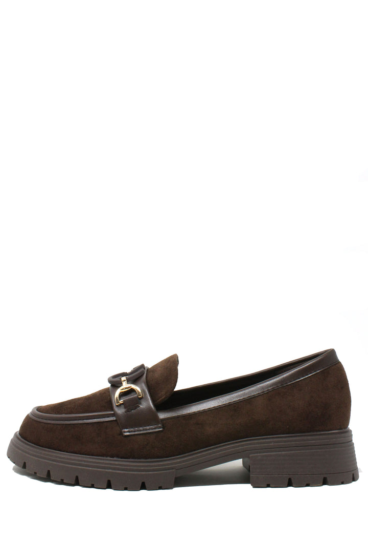 Faux Suede Penny Loafer
