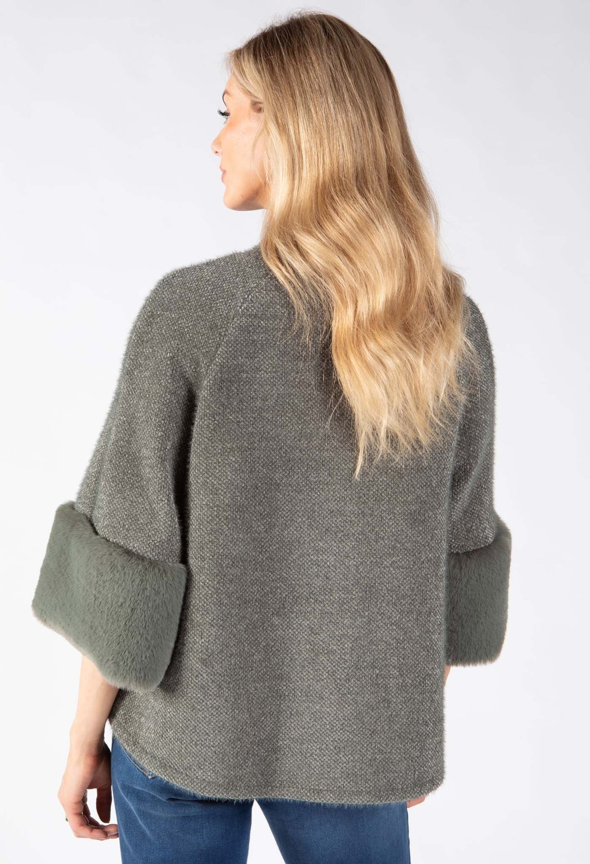 Faux Fur Trim Jacket
