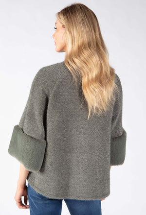 Faux Fur Trim Jacket