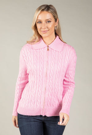 Diana Zip Up Cardigan