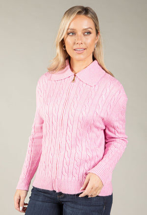 Diana Zip Up Cardigan